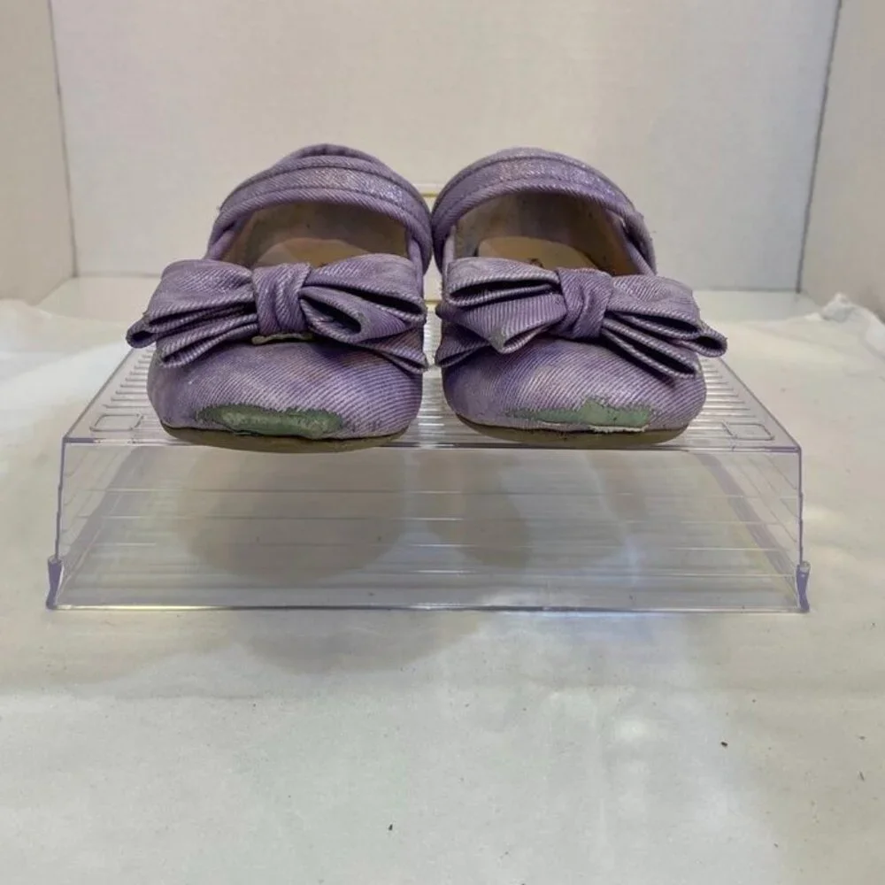 3/$20 Bundle •Nordstrom Purple Mary Jane Glitter Toddler Girl Shoes Lavender 12M